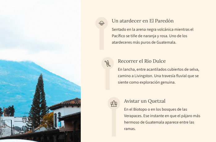 Página del ebook con experiencias imprescindibles